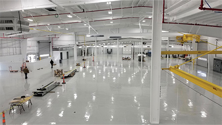 Industrial floor coating